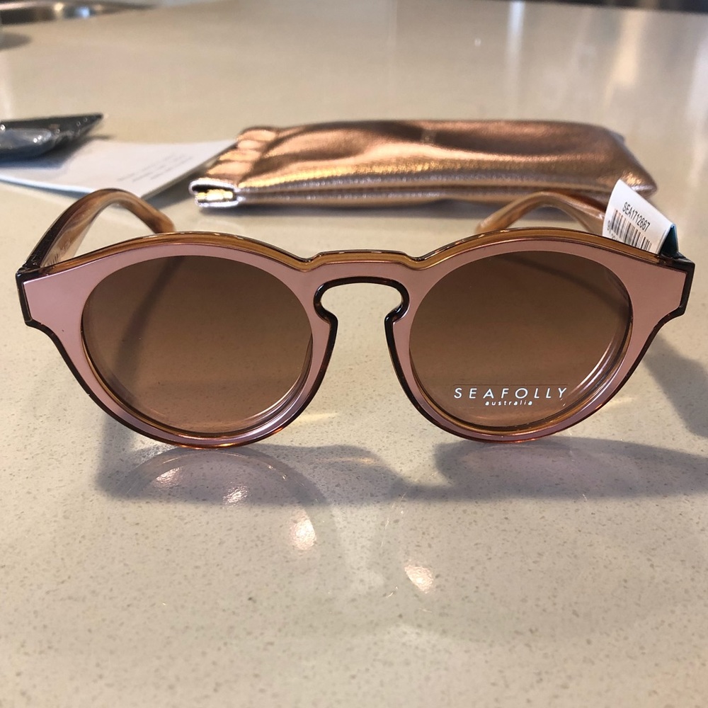 Seafolly Bronte Sunglasses- mirrored blush